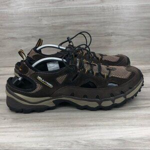 Mountrek Sandals Men's 13 M Brown Suede Hiking Outdoors Shoes